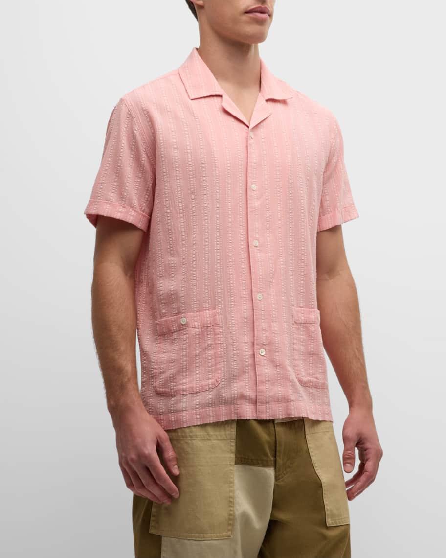 Mens Vice Striped Camp Shirt Product Image