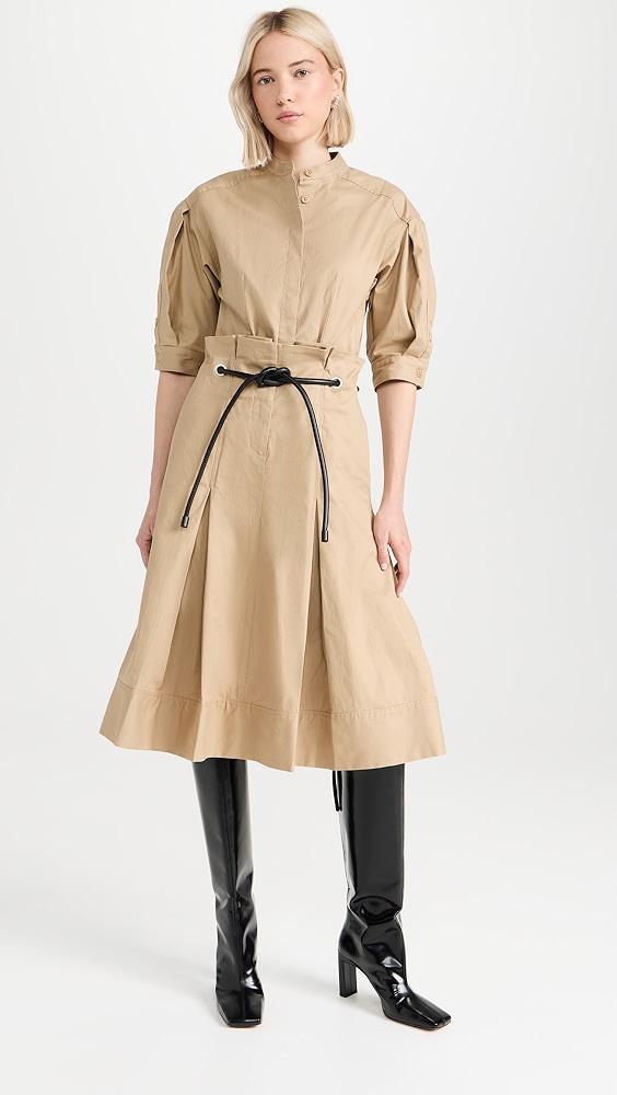 3.1 Phillip Lim Band Collar Origami Shirt Dress | Shopbop Product Image