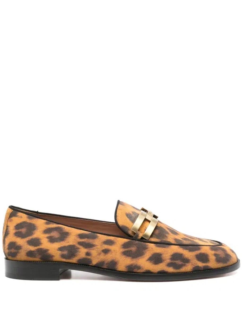 Brandi Suede Loafers In Animal Print product image