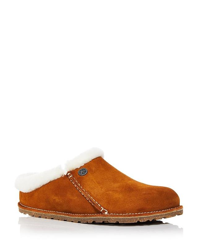 Womens Zermatt Suede Shearling-Lined Clogs Product Image