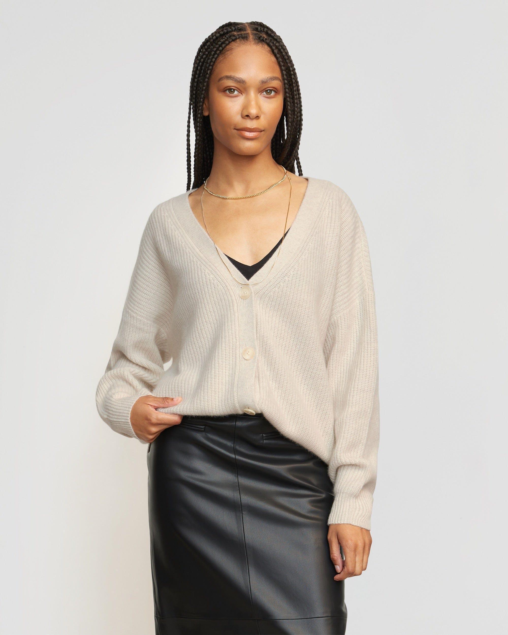 Ola Oversized Cashmere Cardigan Product Image