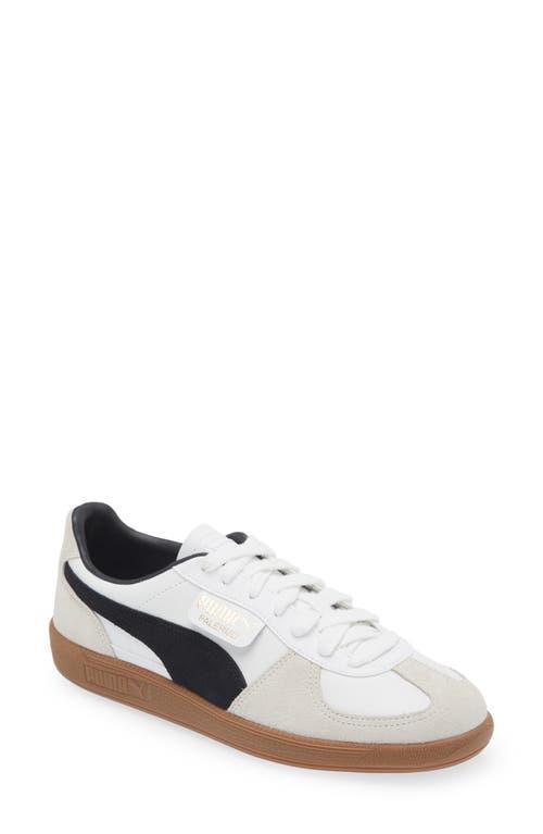 PUMA Mens Palermo Leather - Shoes Gum/White/Vapor Grey Product Image