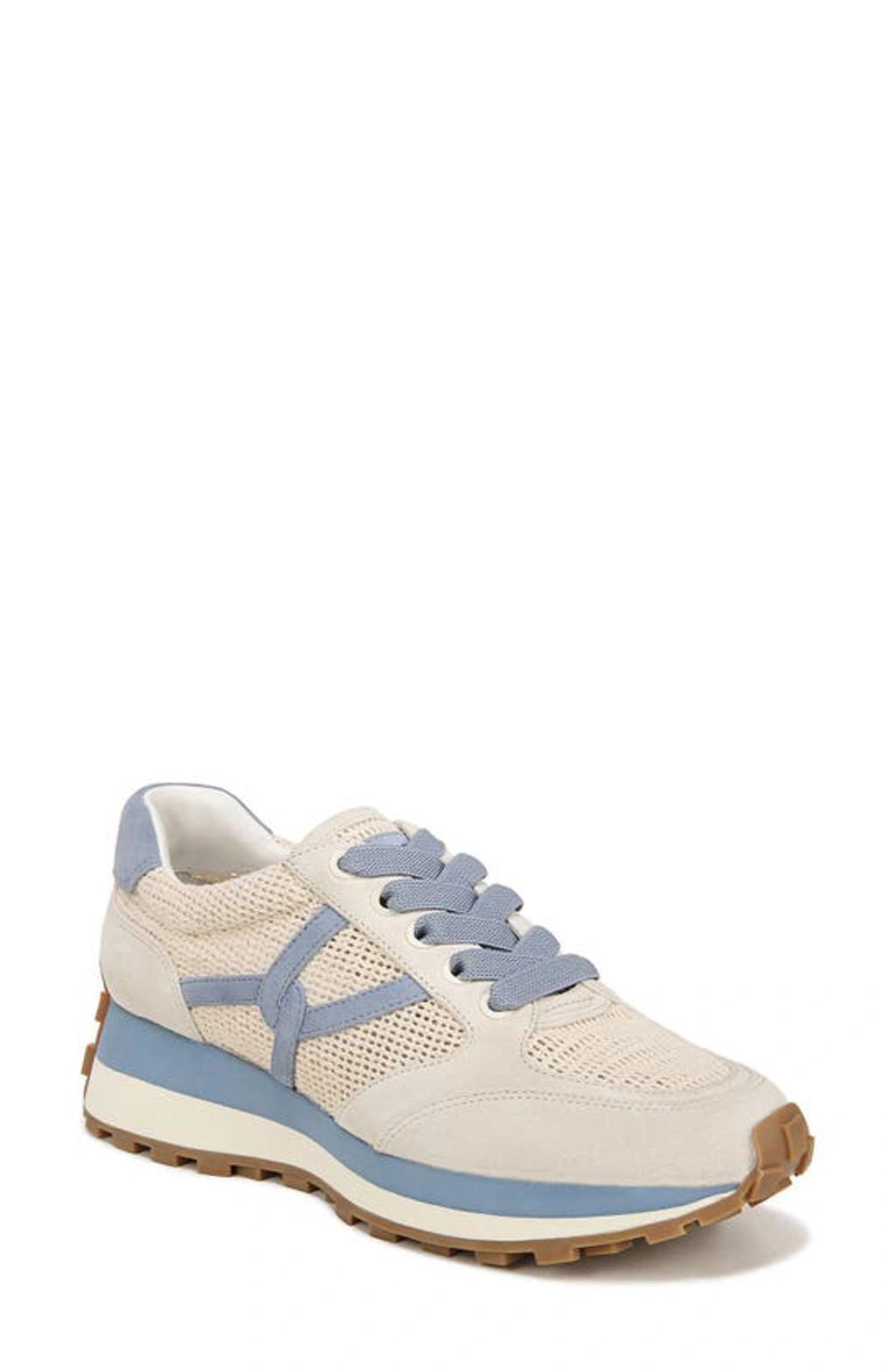 VERONICA BEARD Valentina Sneaker In Coco/vista Blue Product Image