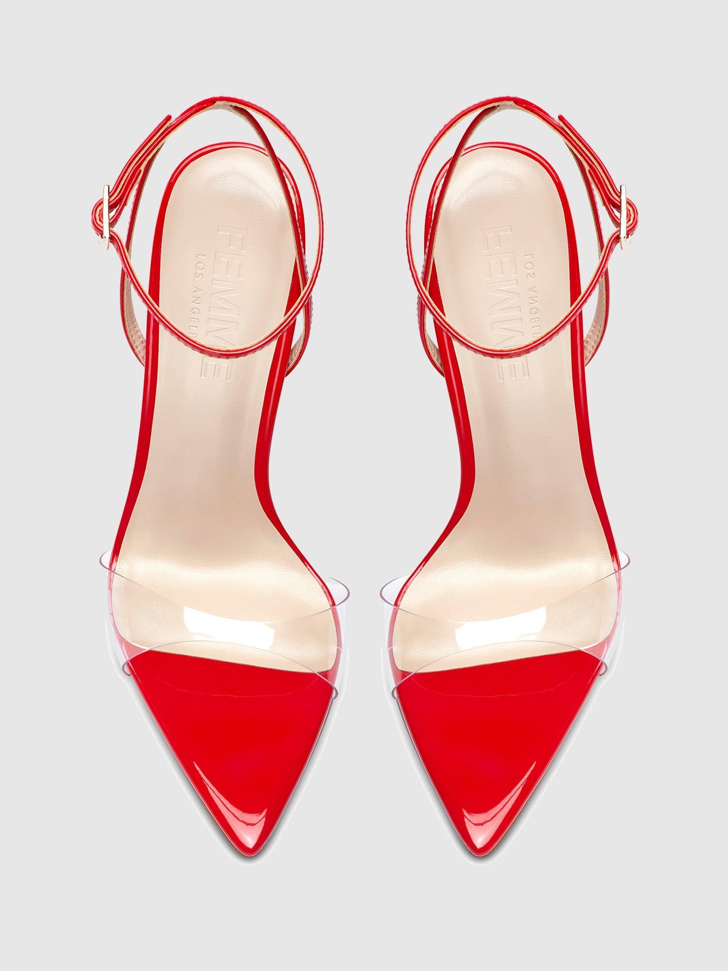 GG Heel Patent & PVC -  Rouge Product Image