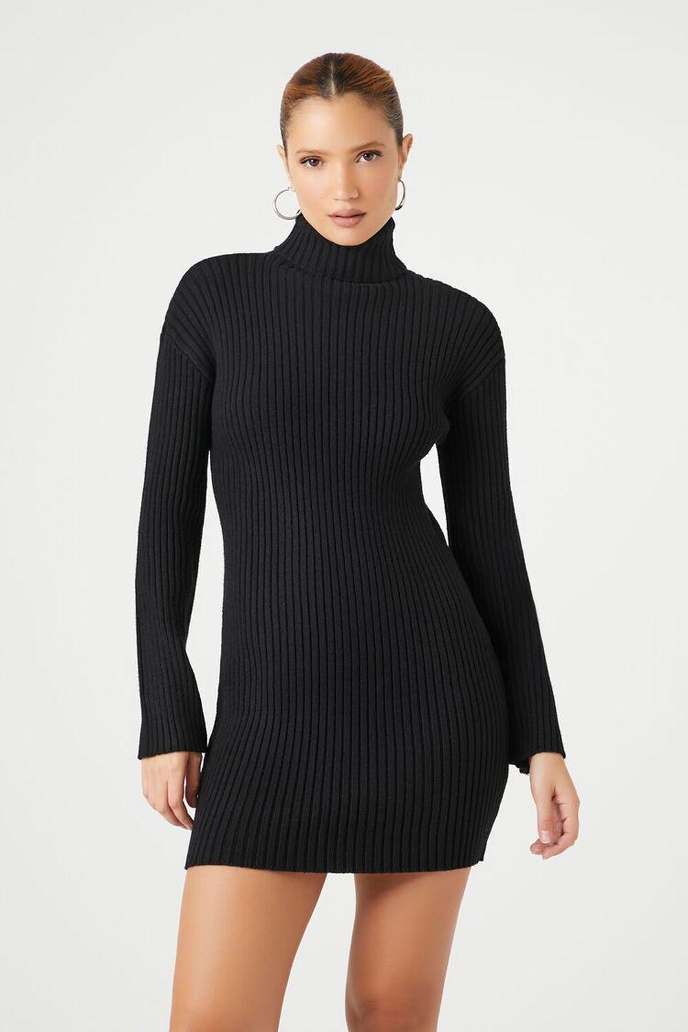 Turtleneck Mini Sweater Dress | Forever 21 Product Image