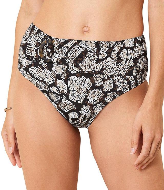 Tommy Bahama Playa Brava Sanibelle High Waist Ring Tummy Control Swim Bottom Product Image