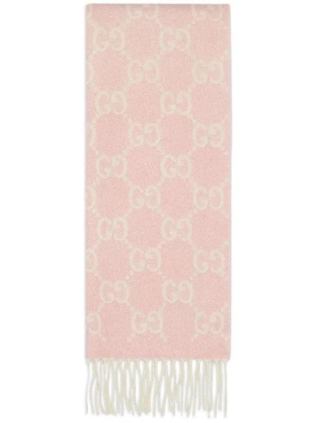 Gg Scarf Accessories In White Product Image