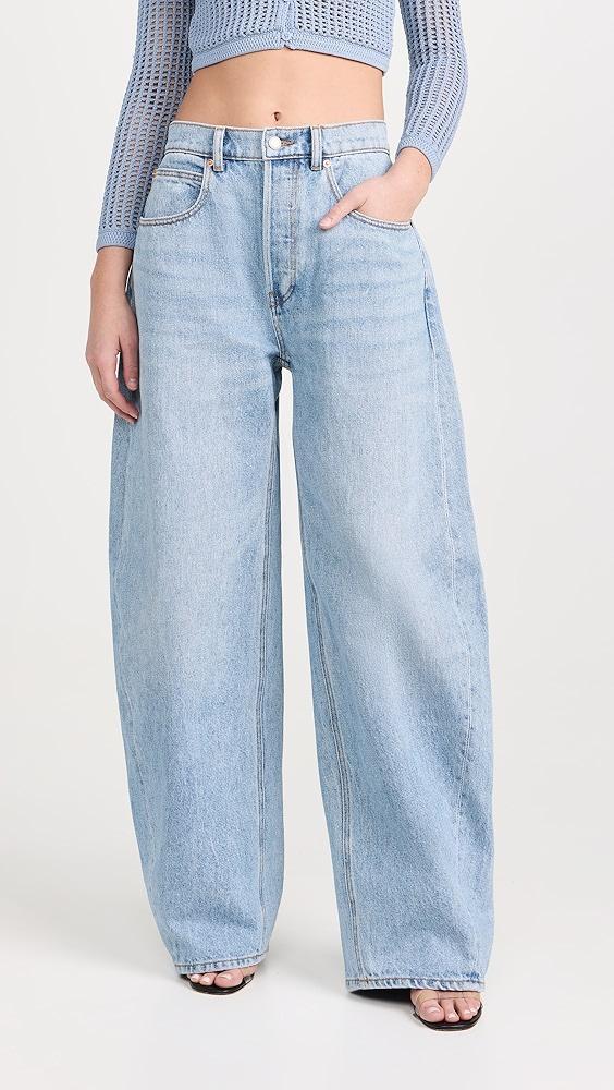 Alexander Wang Oversized Rounded Jeans | Shopbop product image