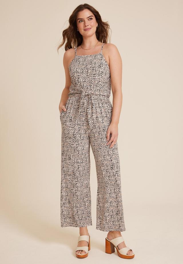 24/7 Tie Front Jumpsuit Product Image