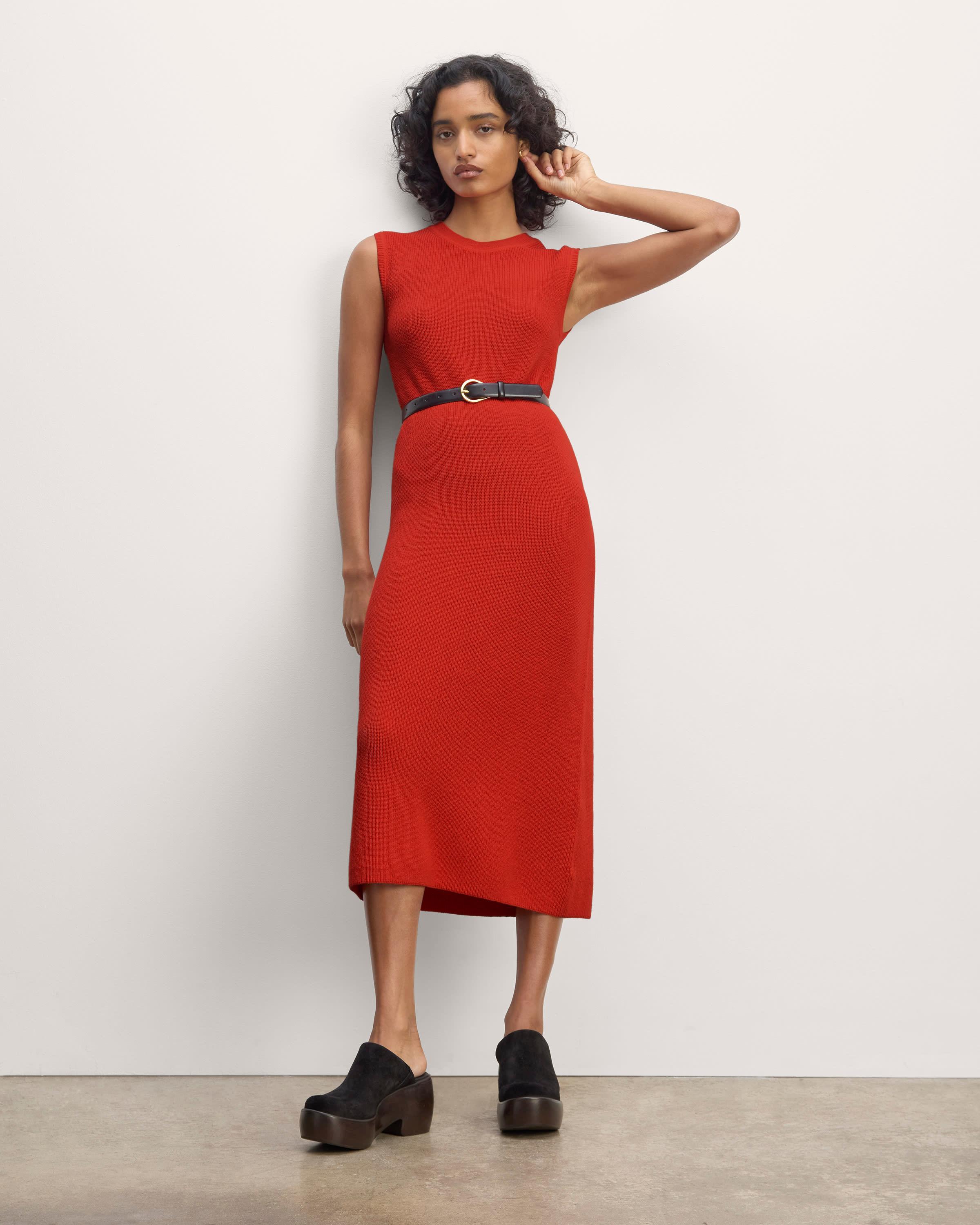 The Midi Dress in Everyday Cotton Product Image