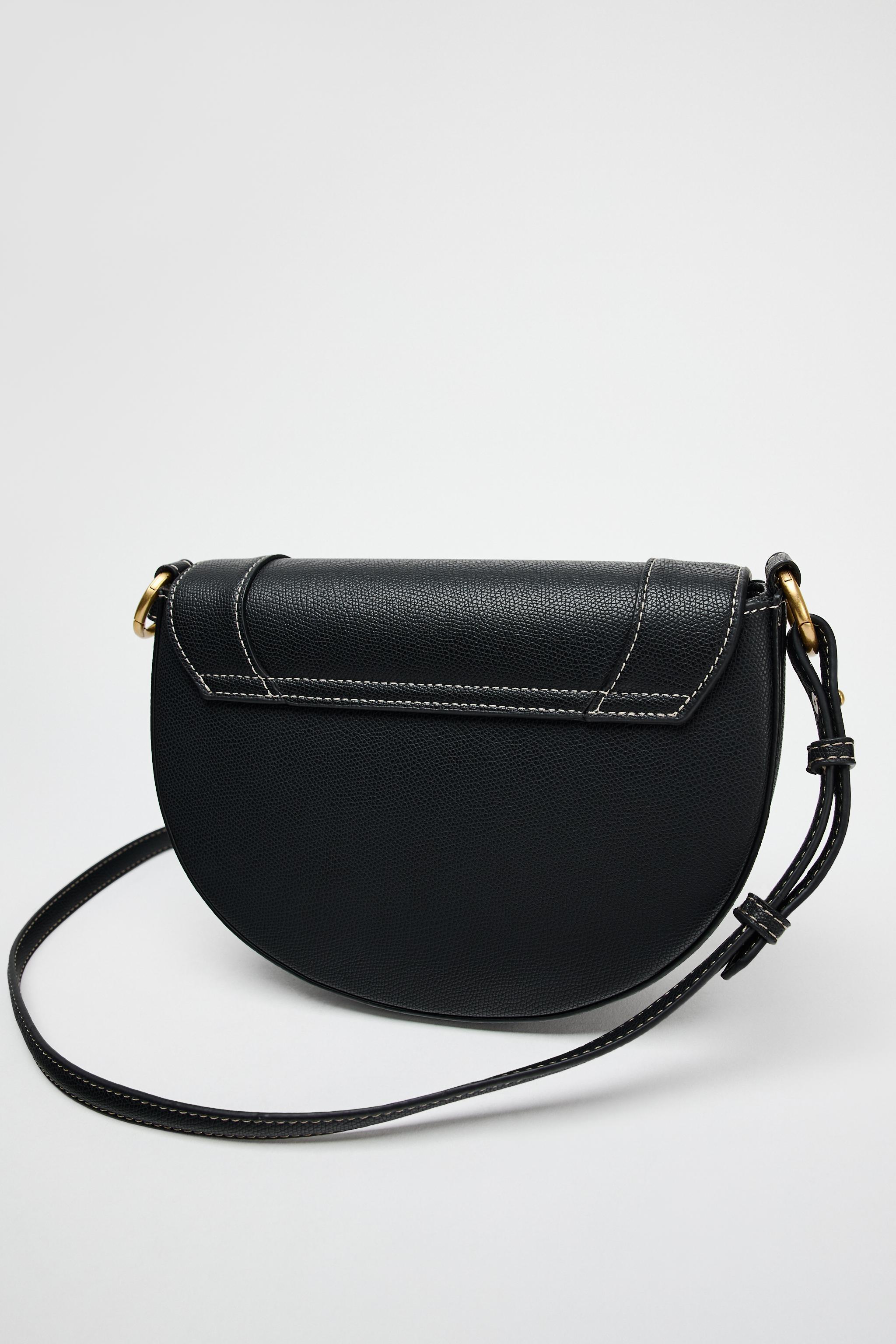 CONTRASTING TOPSTITCHING CROSSBODY BAG Product Image