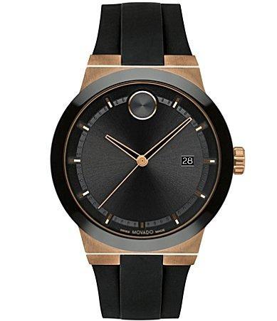 Movado Bold Mens Black Swiss Quartz Fusion Watch Product Image