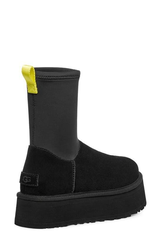 Classic Dipper Platform Boot In Black Product Image