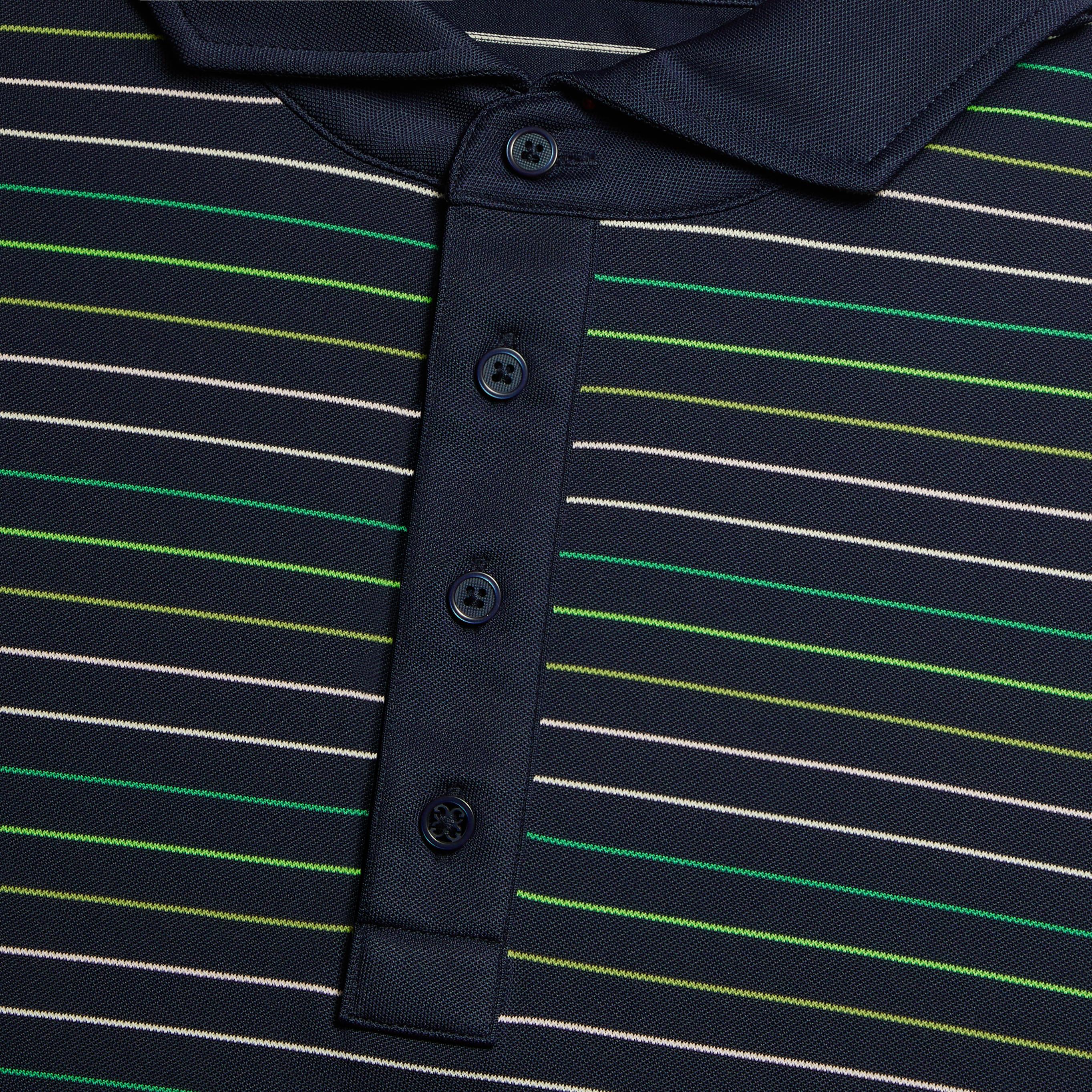 MULTI STRIPE TECH PIQUÉ POLO Product Image