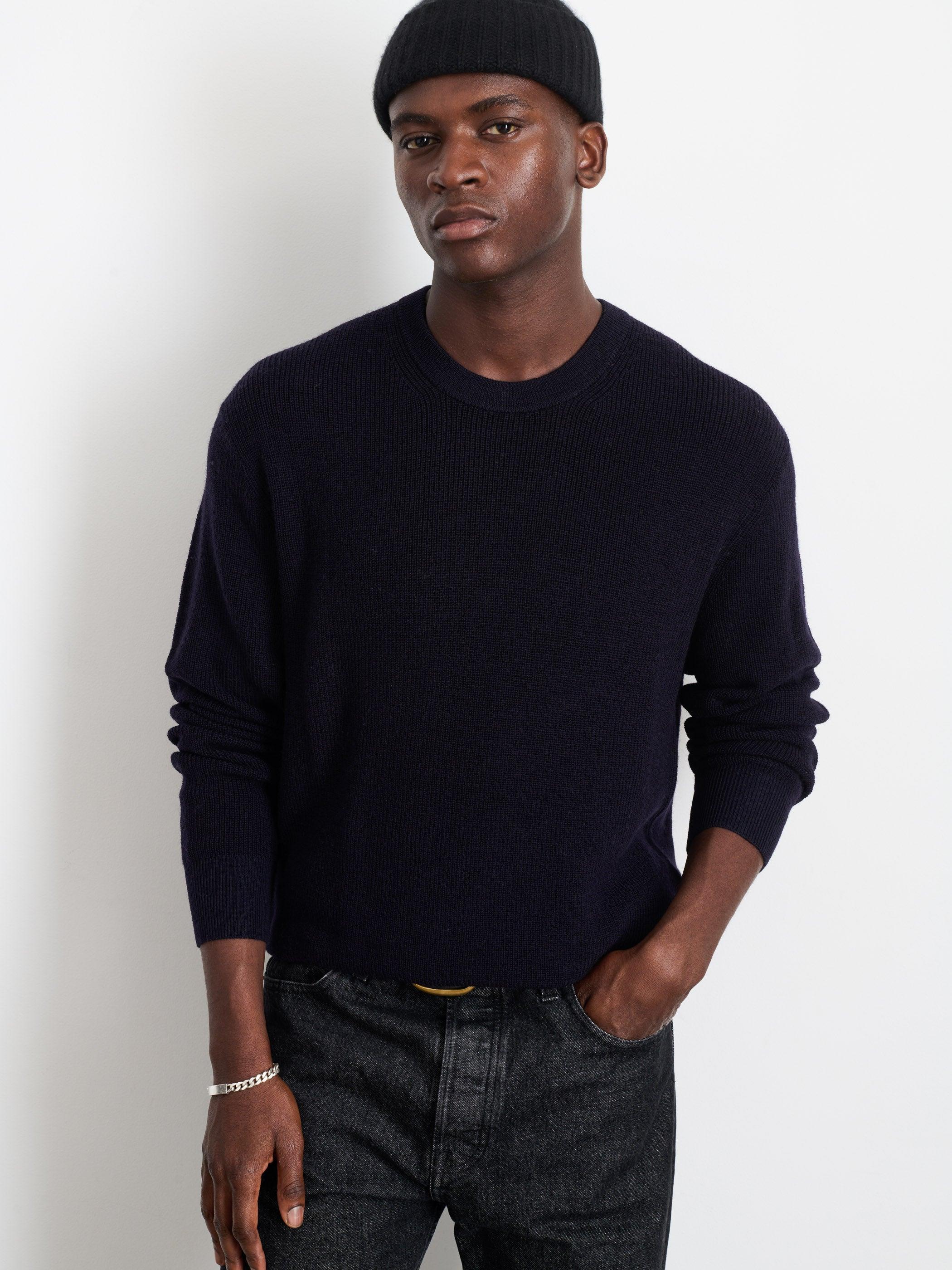 Hank Crewneck Sweater In Wool Male Product Image