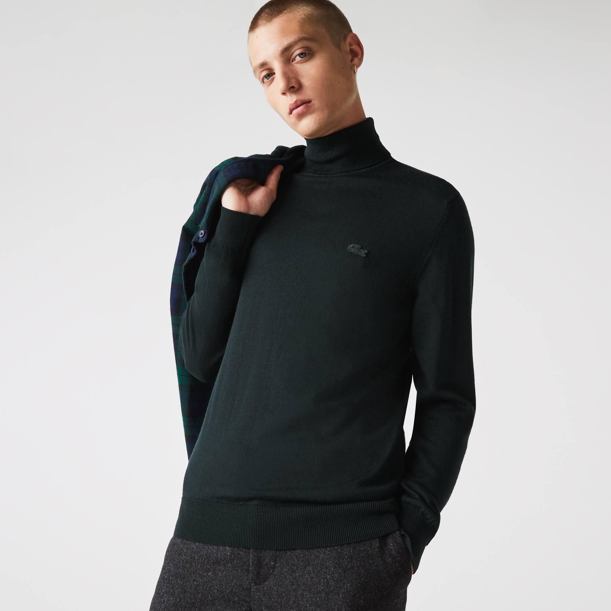 Men's Turtleneck Merino Wool Sweater Product Image