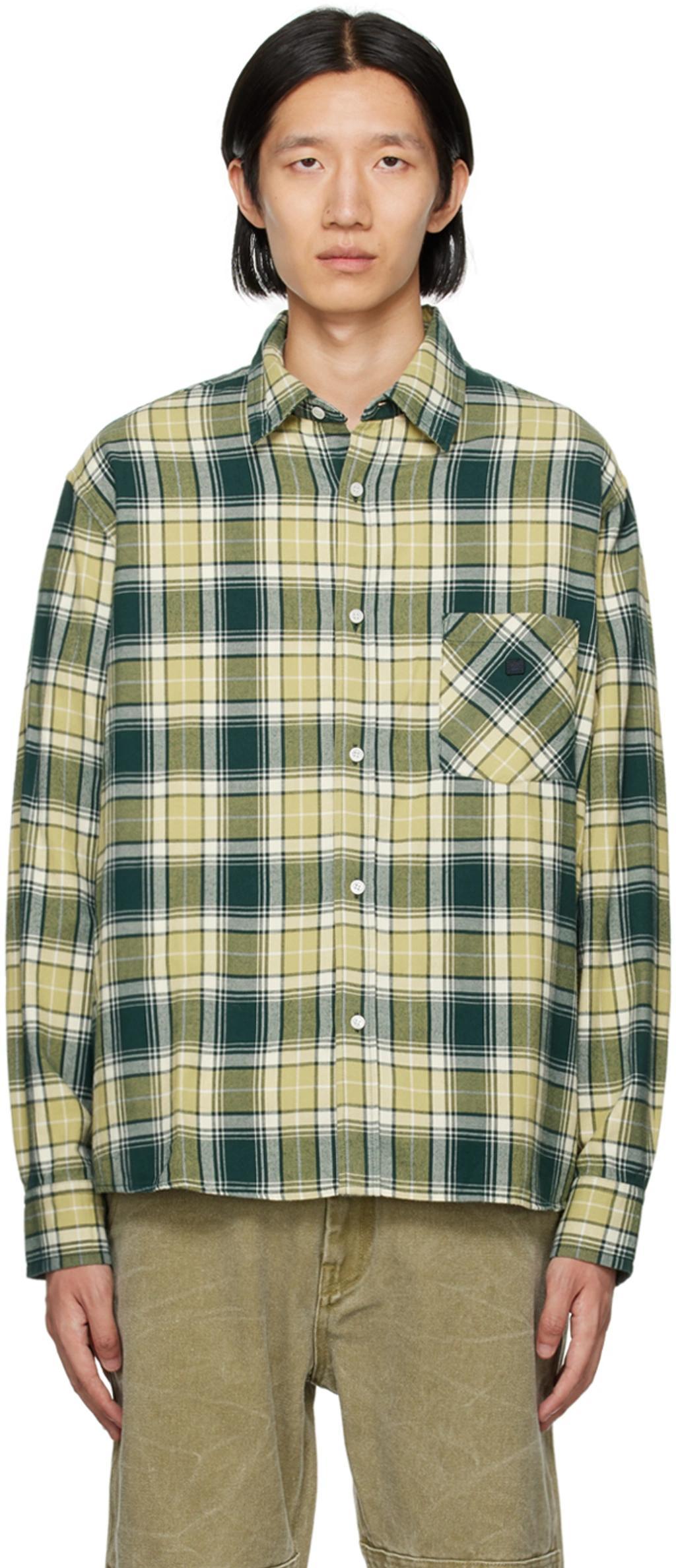 Green Check Shirt In Cyv Forest Green/lig Product Image