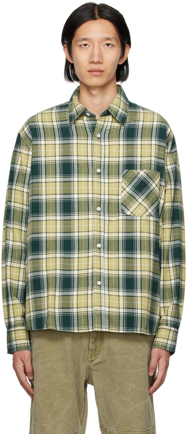 Green Check Shirt In Cyv Forest Green/lig Product Image