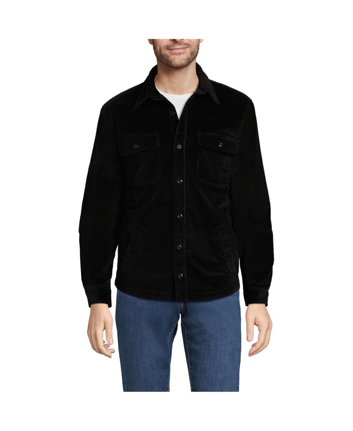 Lands End Mens Corduroy Shirt Jacket Product Image