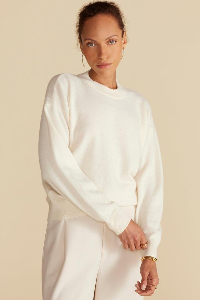 Pearl Cashmere Sweater - Ivory Product Image