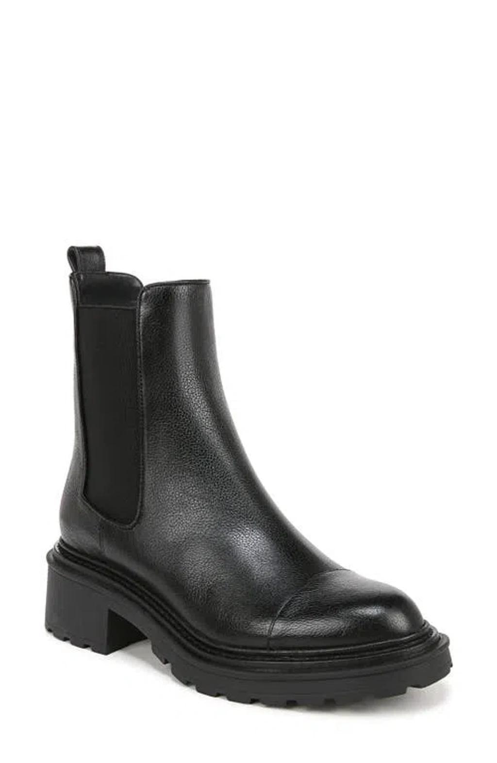 VERONICA BEARD Delilah Cap Toe Chelsea Boot In Black Product Image