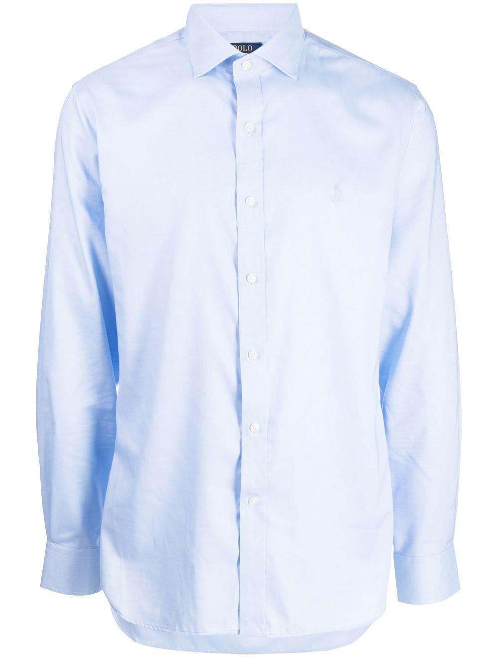 POLO RALPH LAUREN Button-up Cotton Shirt In Blau Product Image