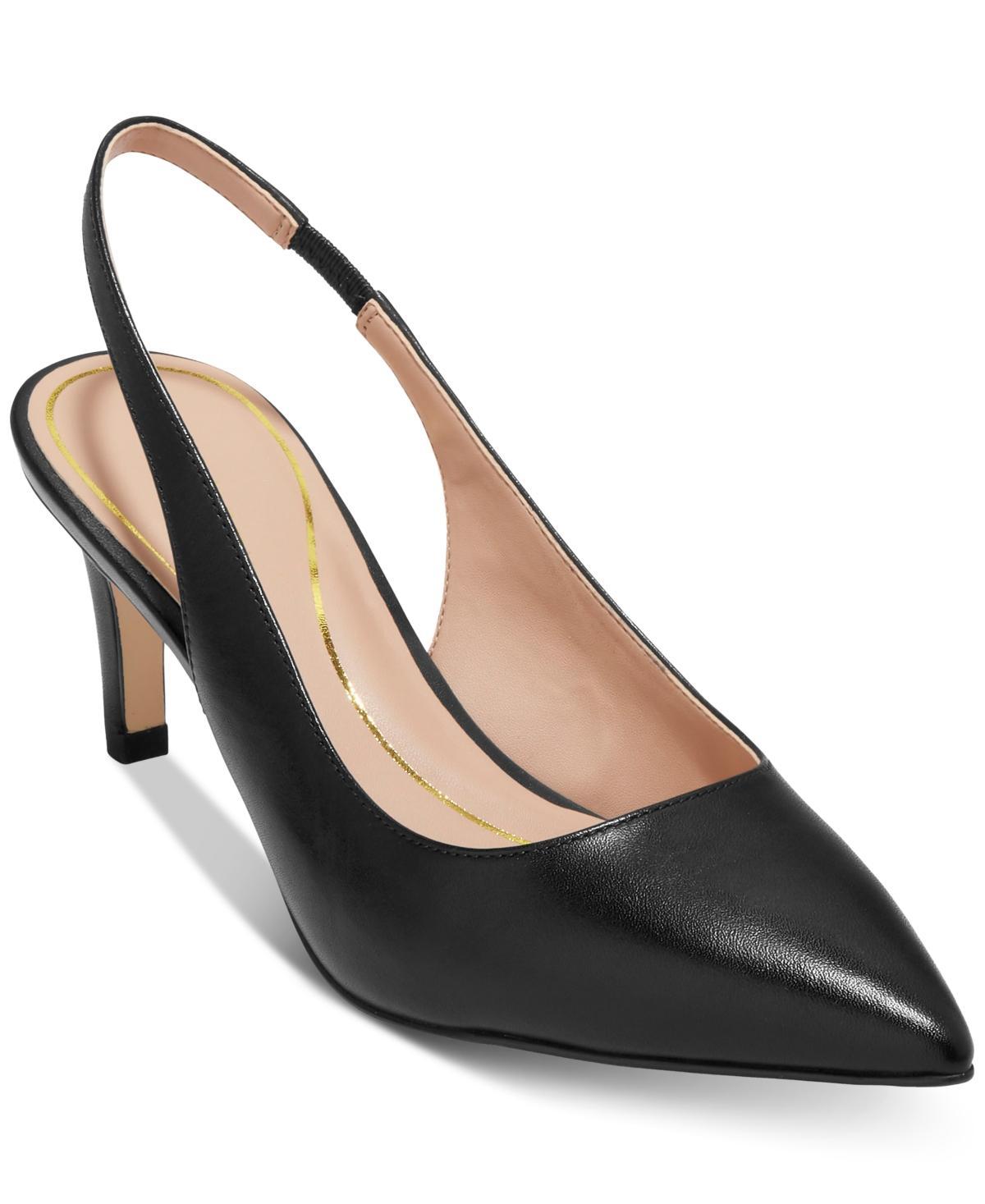 Cole Haan Vandam Leather Slingback Pumps Product Image