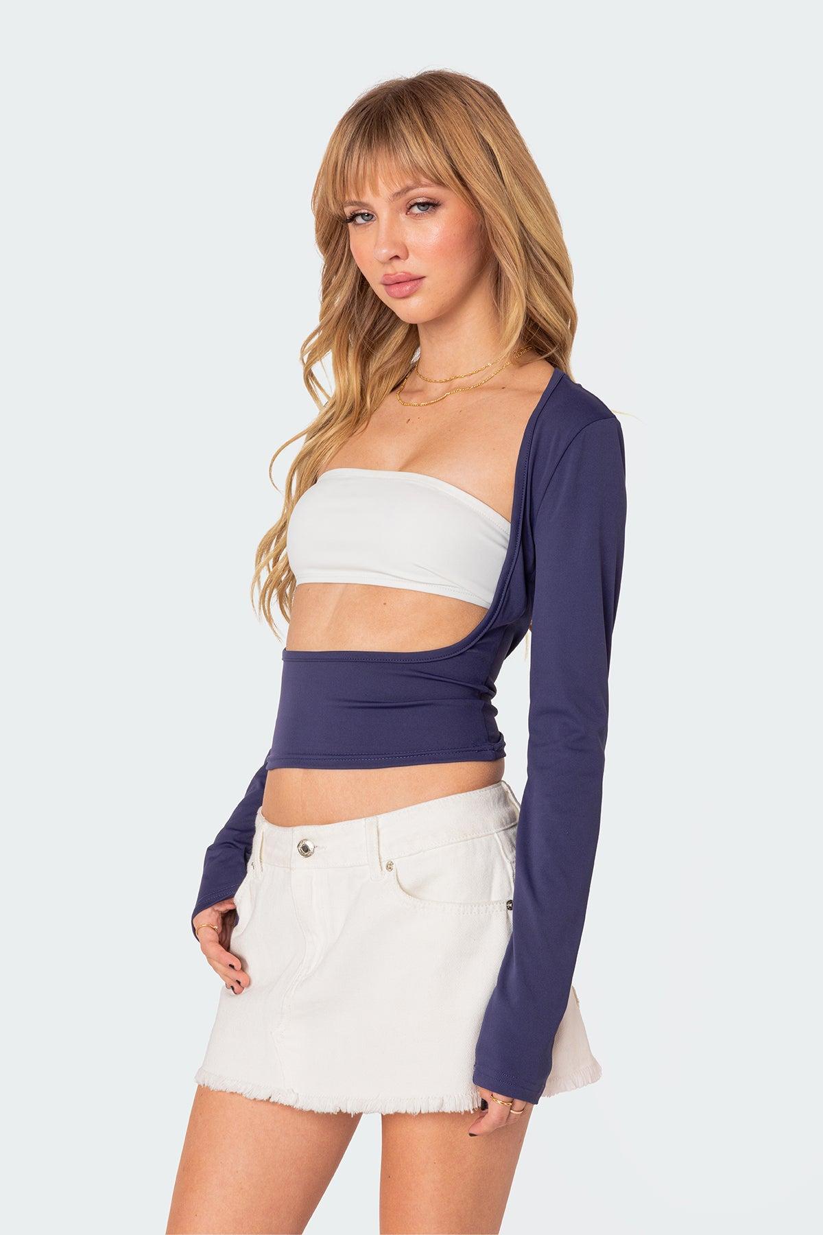 Two Piece Cut Out Bandeau Top Product Image