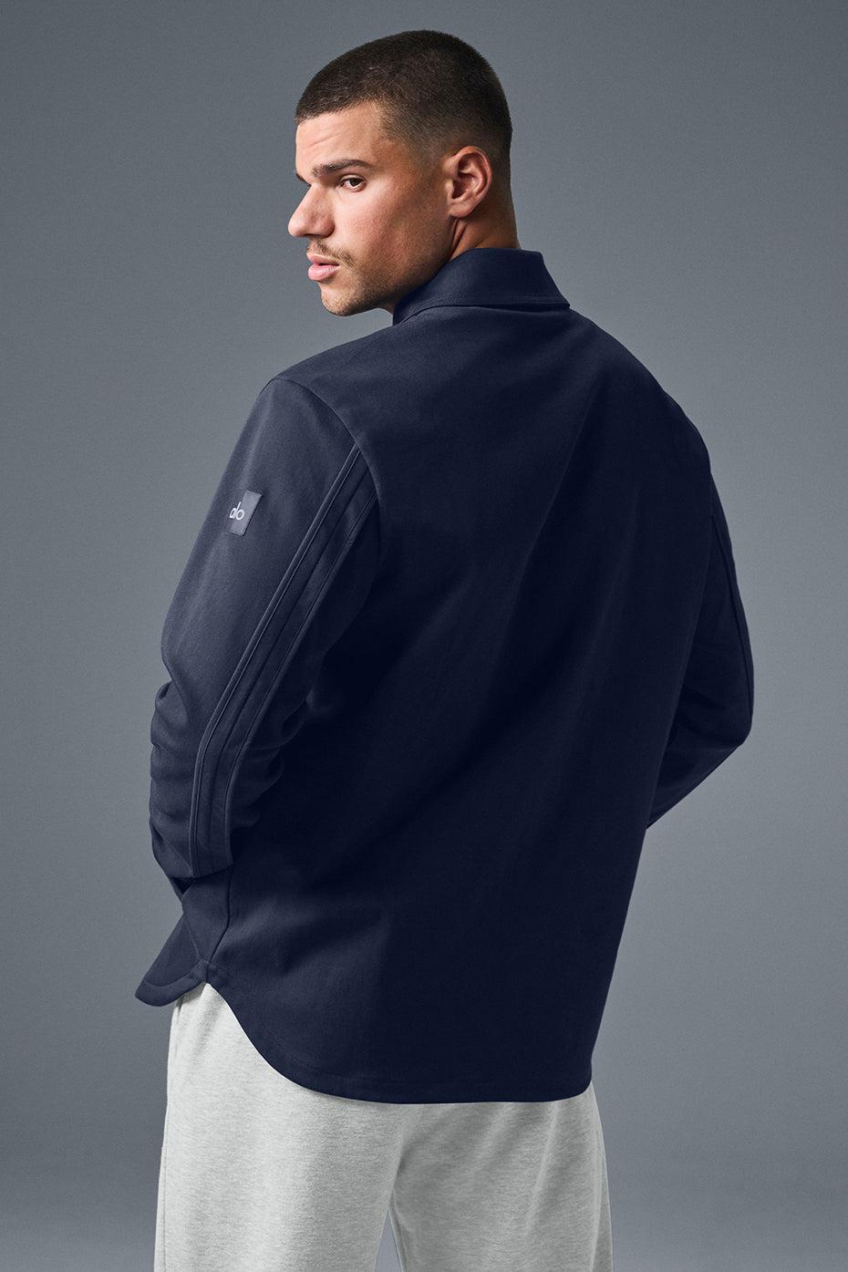 Edition Sueded Jacket - Navy Male Product Image