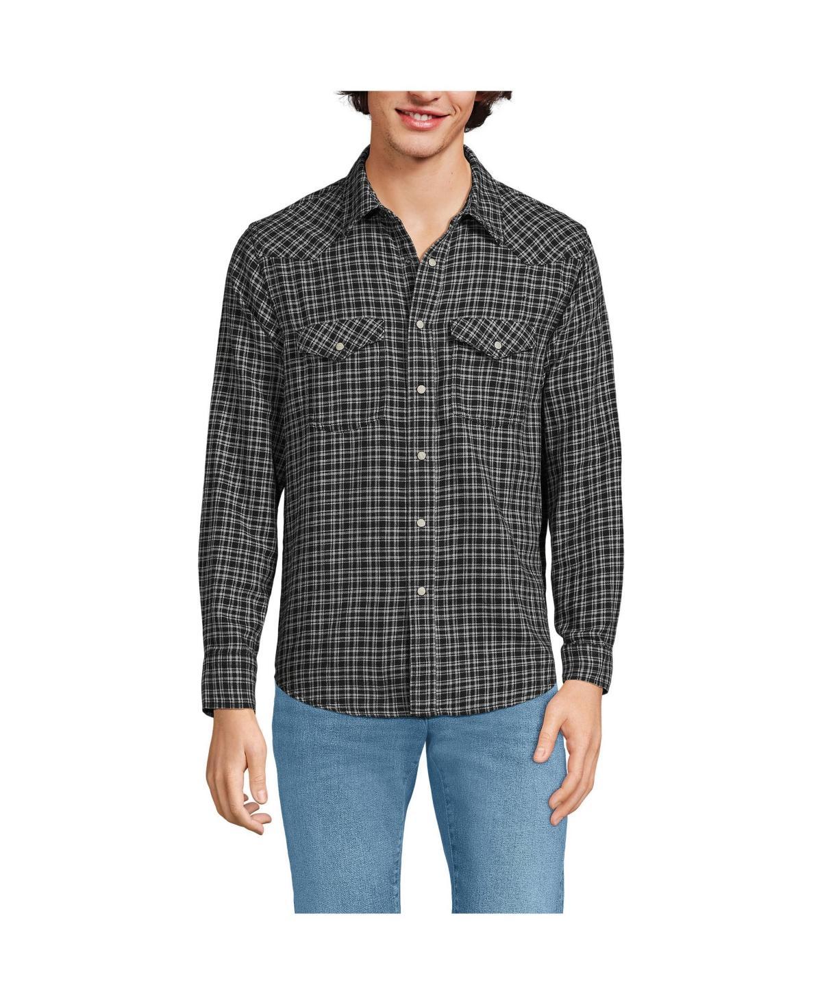 Lands End Mens Western Shirt Product Image