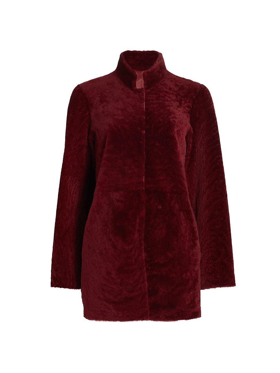 Womens Maximilian Reversible Shearling Lamb Jacket Product Image