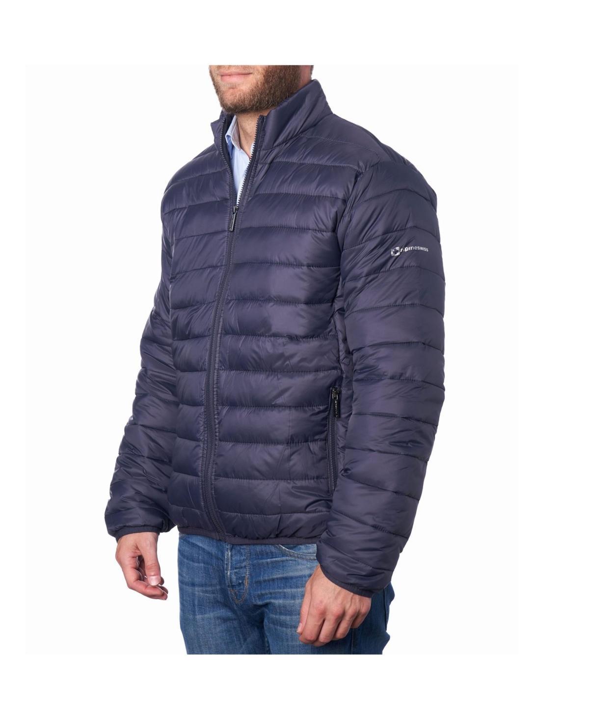 Alpine Swiss Mens AlpineSwiss Niko Packable Light Down Alternative Puffer Jacket Bubble Coat Product Image