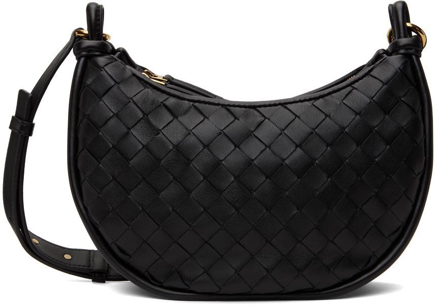 BOTTEGA VENETA Black Gemelli Multipocket Bag In 1019 Black-m Brass Product Image