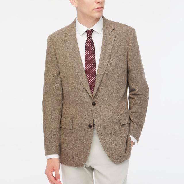 Slim-fit Thompson wool herringbone blazer Product Image