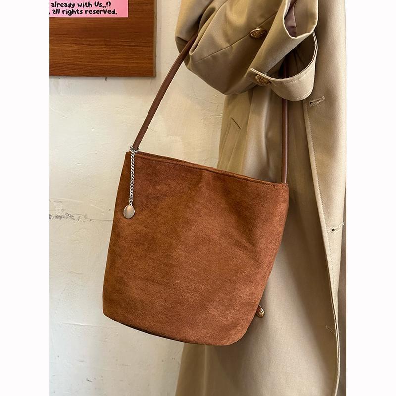 Faux Leather Bucket Bag Product Image