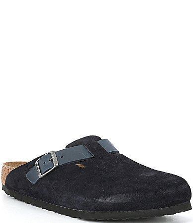 Birkenstock Mens Boston Mixed Material Clogs Product Image