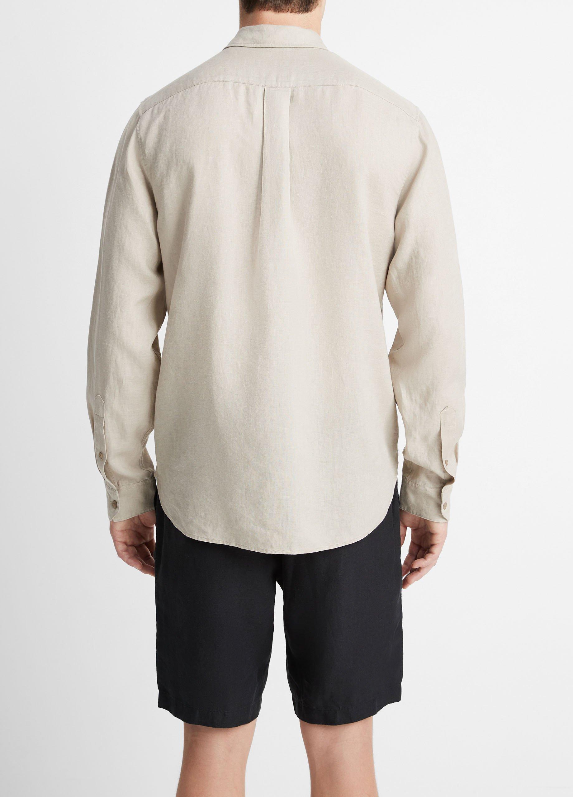 Linen Long-Sleeve Shirt Product Image