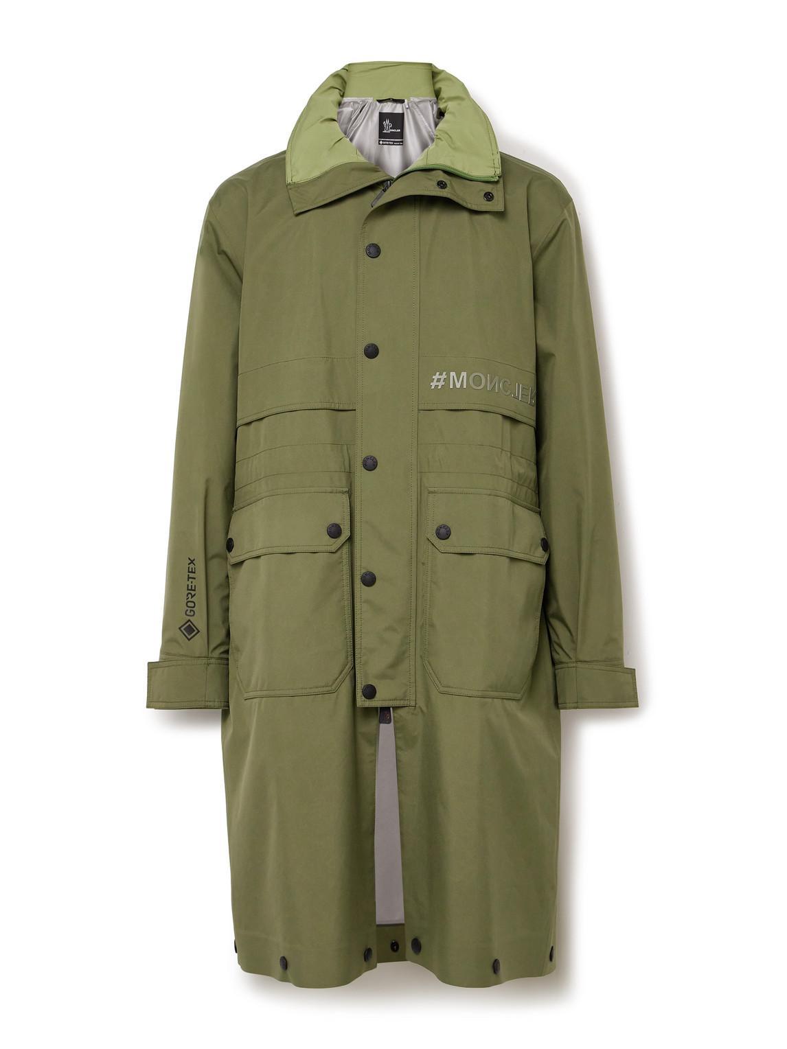 MONCLER Day-namic Steig Parka Coat Olive In Green Product Image