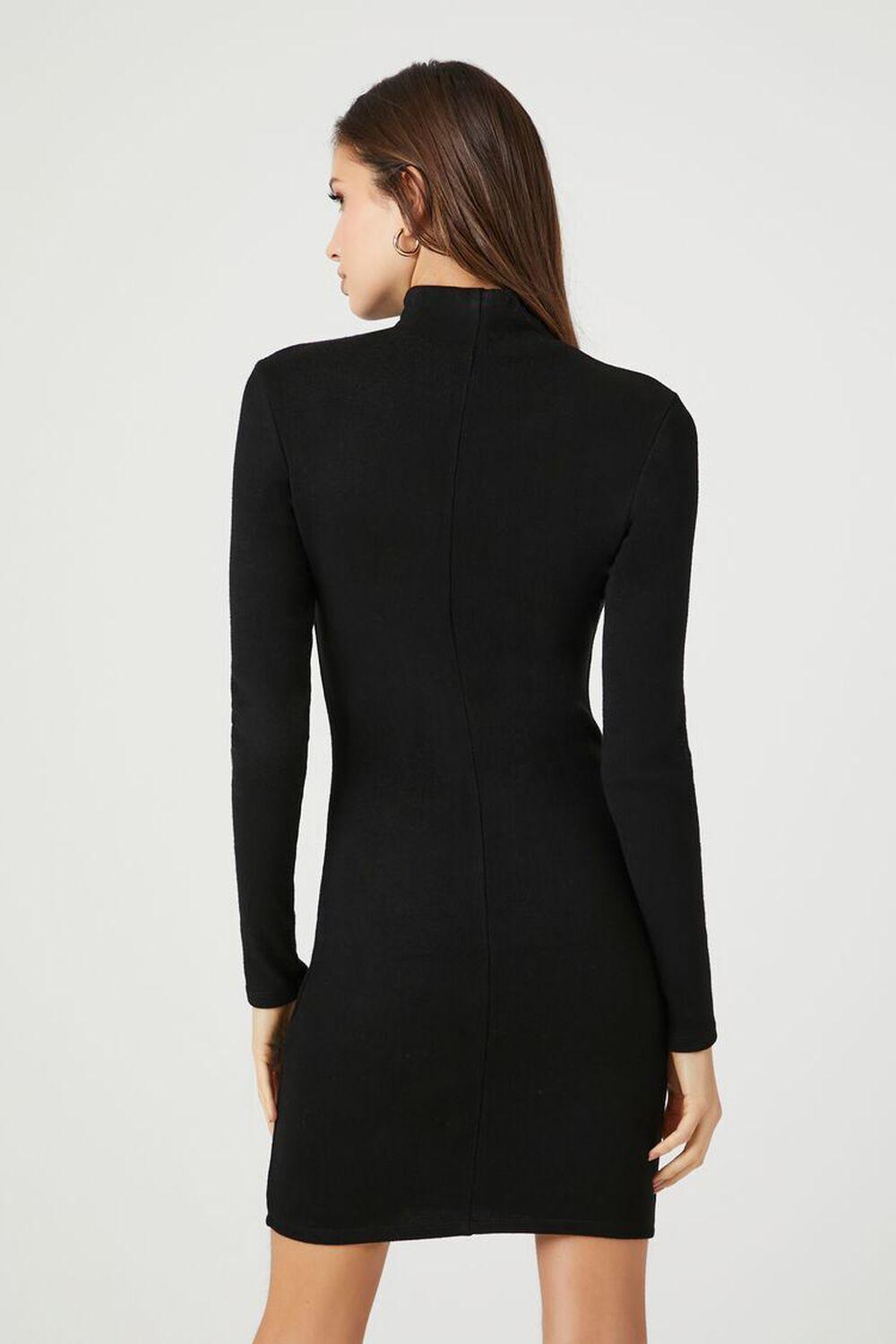 Ribbed Mock Neck Mini Dress | Forever 21 Product Image