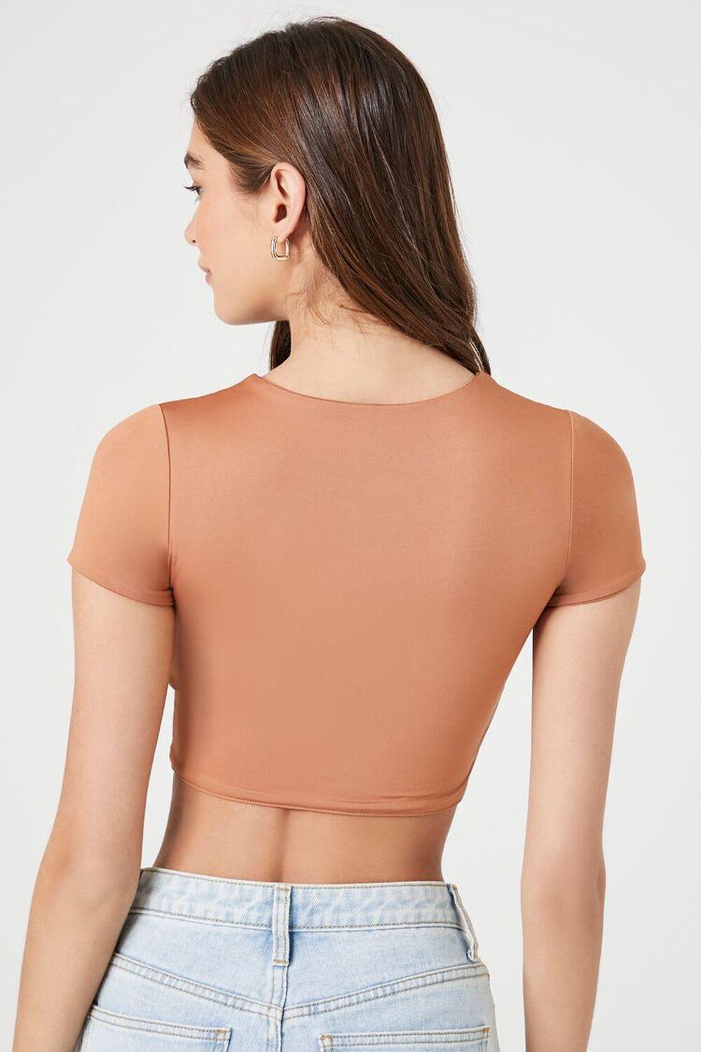 Contour Sculpt Cropped Tee | Forever 21 Product Image