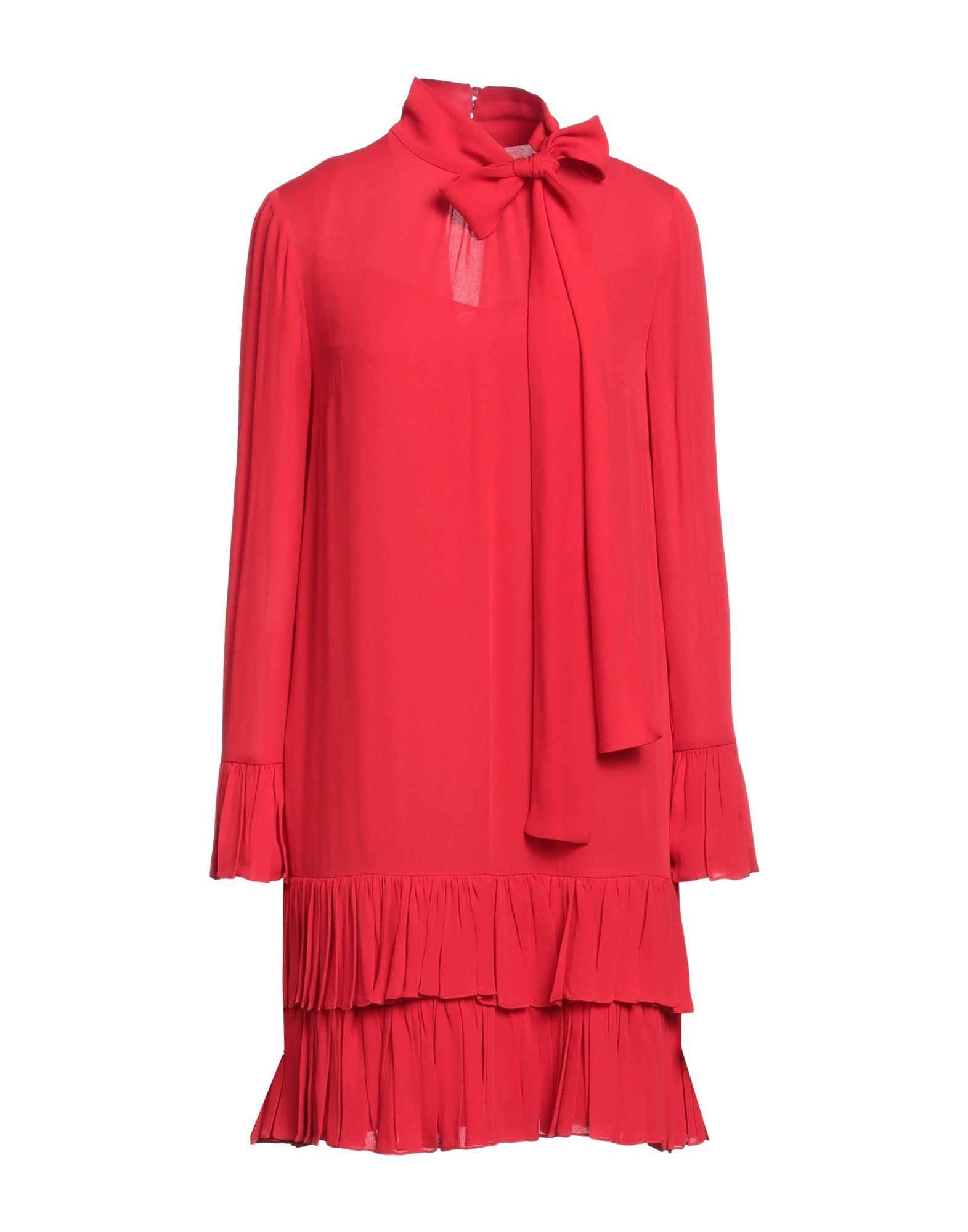 VALENTINO Midi Dresses In Red Product Image