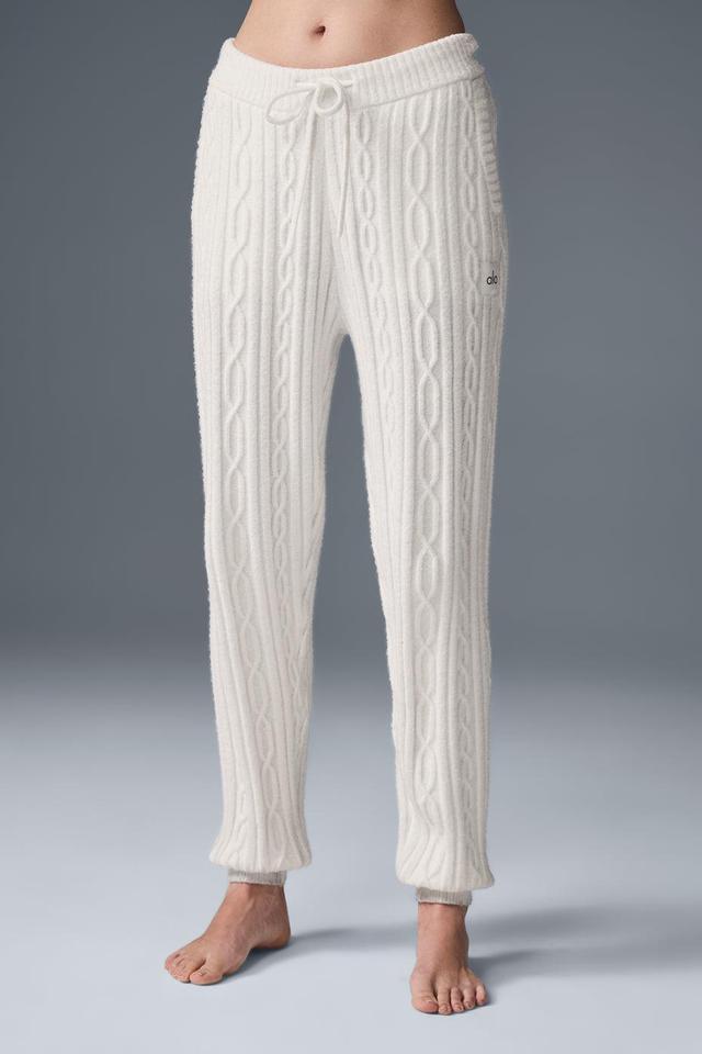 Cable Knit Winter Bliss Pant - Ivory Female Product Image