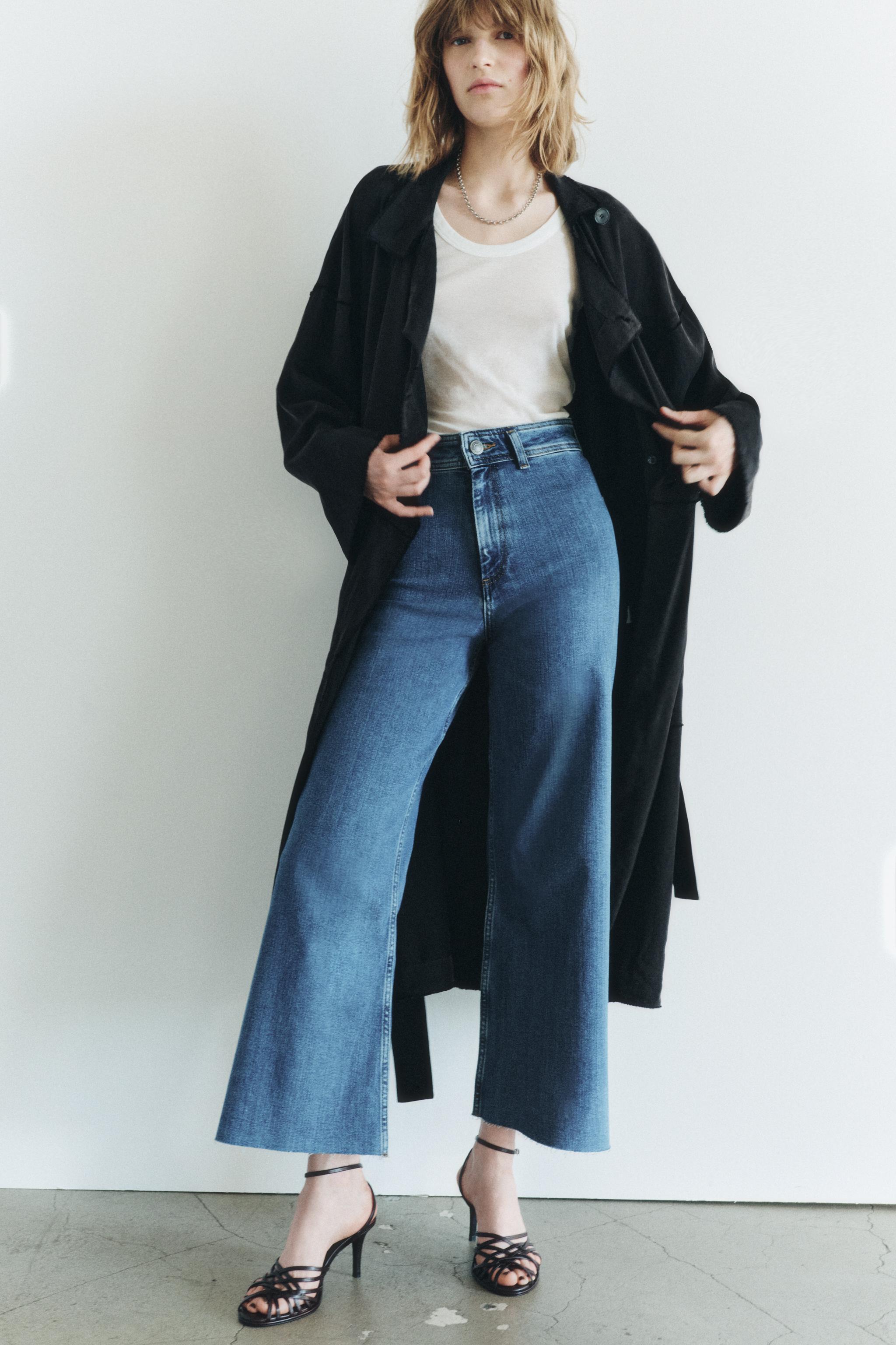 ZW COLLECTION HIGH WAIST WIDE LEG JEANS Product Image