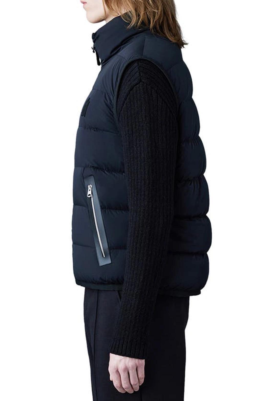 Fisher Water Repellent Down Vest In Black Product Image