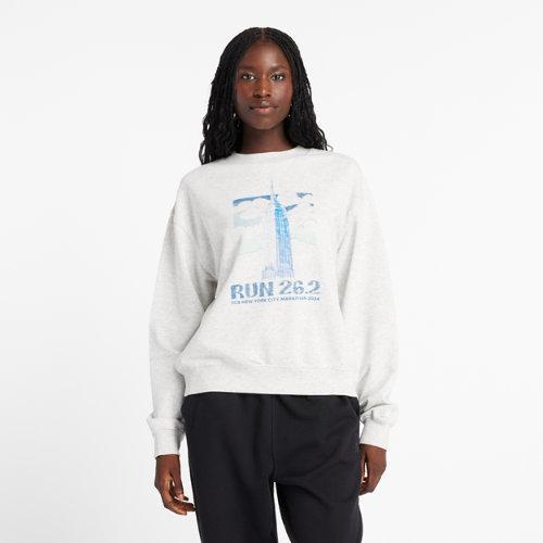 New Balance Women's NYC Marathon Graphic French Terry Crew Shirt product image