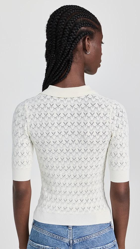 Sea Rue Fine Gauge Knit Polo Sweater | Shopbop Product Image