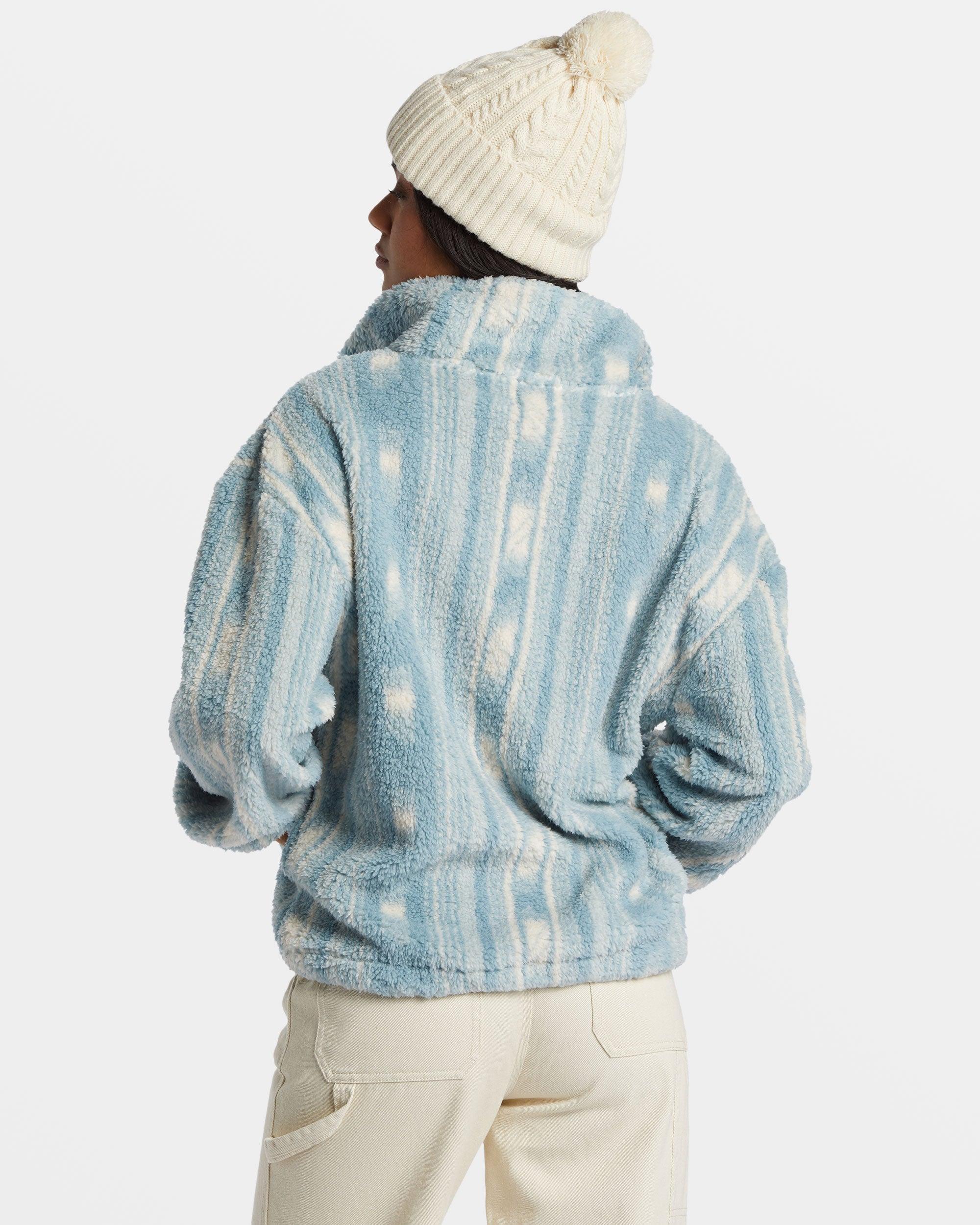 Time Off Half-Zip Fleece Pullover - Sea Fog Female Product Image