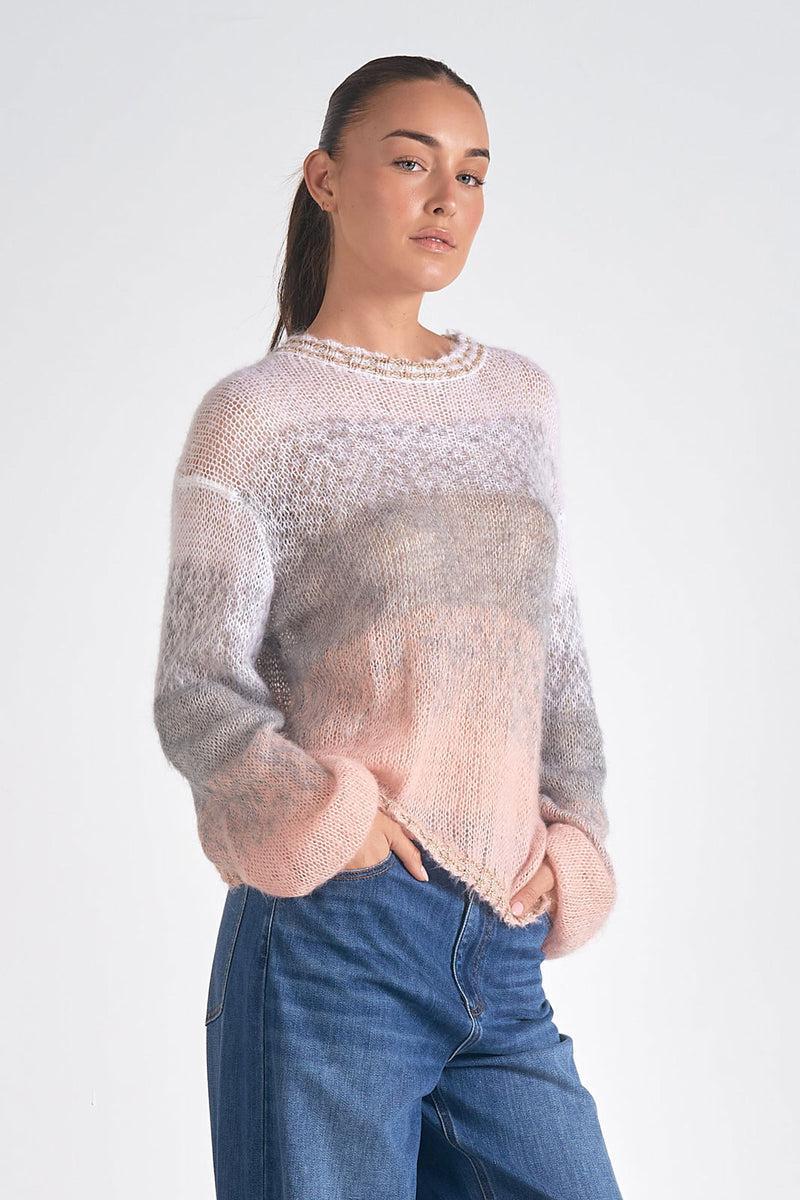 Loose Crewneck Knit Sweater product image