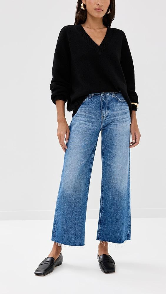 AG Saige Wide Leg Crop Jeans | Shopbop Product Image