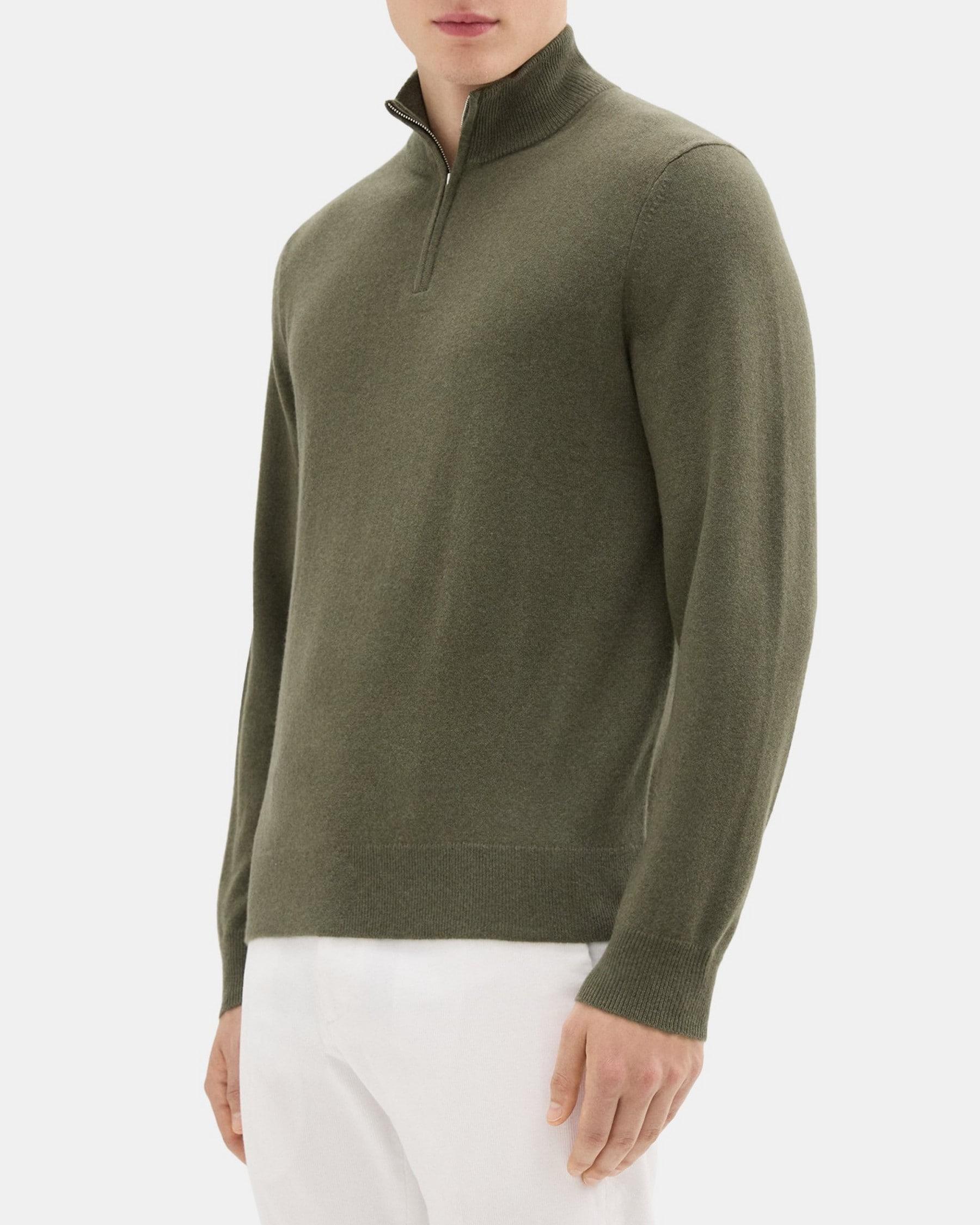 Quarter-Zip Sweater in Cashmere Product Image